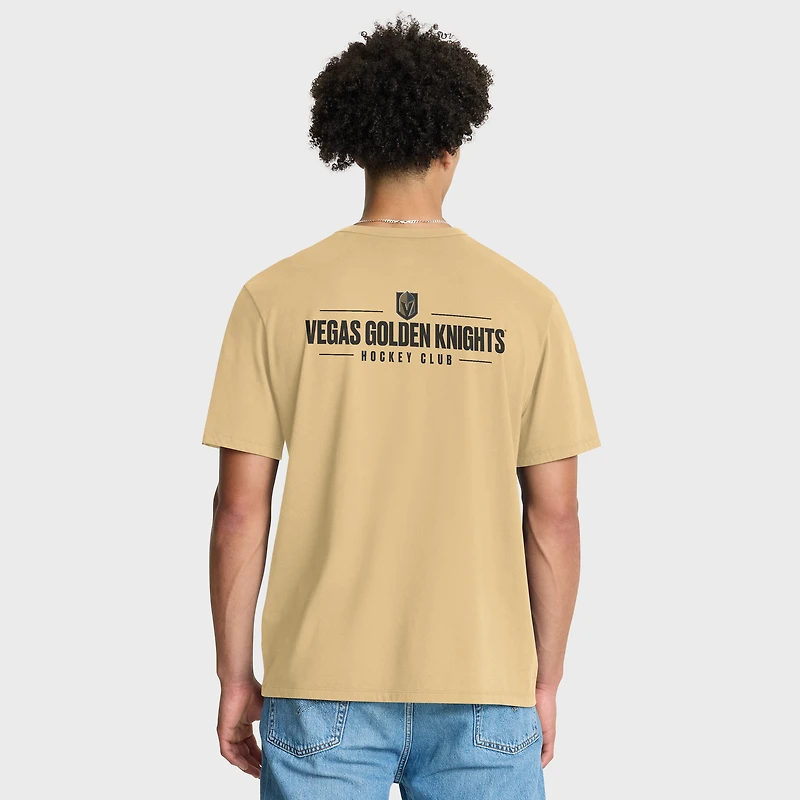 T-shirt Fanatics Gold Vegas Golden Knights pour homme Crash The Net Legacy