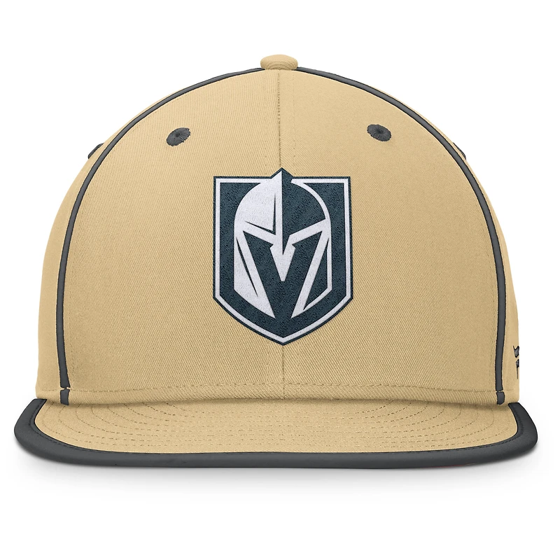 Men's Fanatics Gold Vegas Golden Knights Heritage Ice Time Fitted Hat