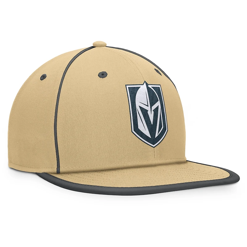 Men's Fanatics Gold Vegas Golden Knights Heritage Ice Time Fitted Hat