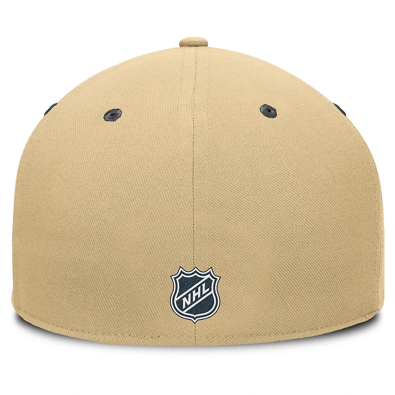 Men's Fanatics Gold Vegas Golden Knights Heritage Ice Time Fitted Hat