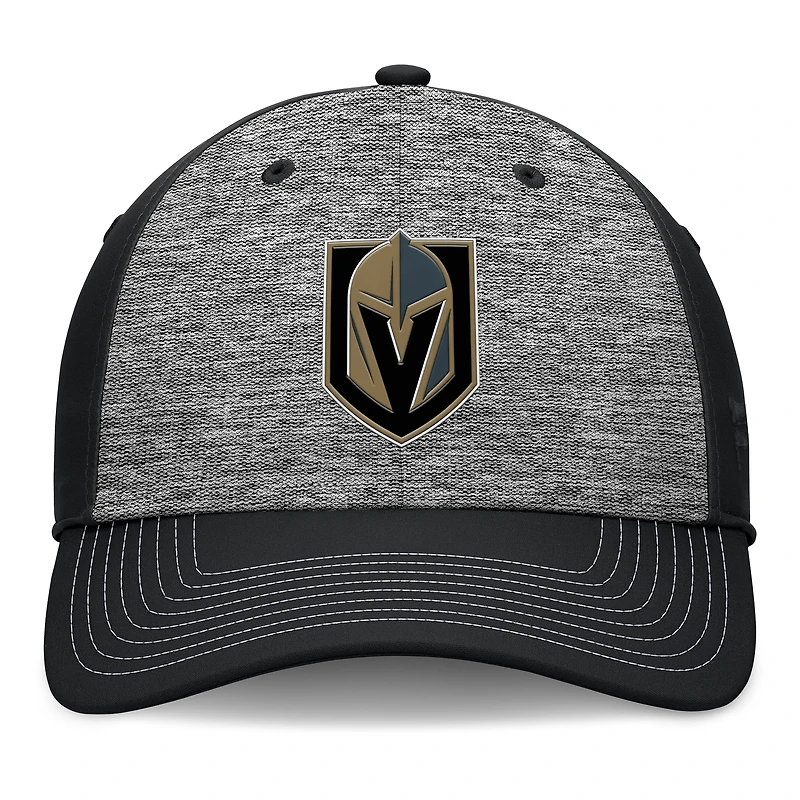 Men's Fanatics Gray/Black Vegas Golden Knights Fundamental Top Shelf 2-Tone Flex Hat