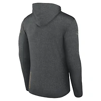 Men's Fanatics  Gray Vegas Golden Knights Authentic Pro Lightweight Pullover Hoodie