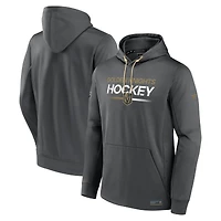 Men's Fanatics  Gray Vegas Golden Knights Authentic Pro Pullover Hoodie