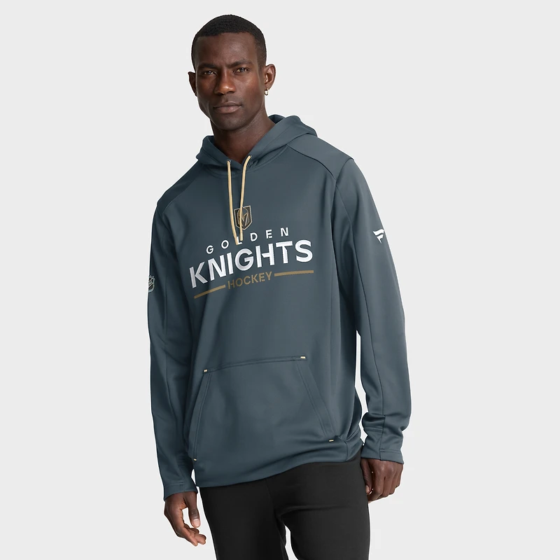 Sweat à capuche authentique Pro Rink des Vegas Golden Knights pour homme Fanatics Grey