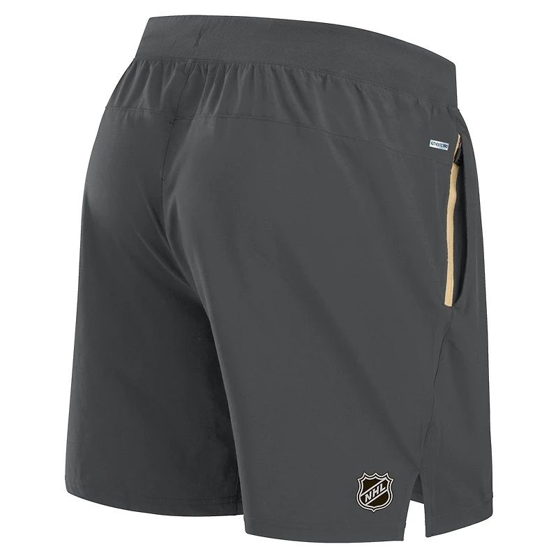 Men's Fanatics  Gray Vegas Golden Knights Authentic Pro Rink Performance Shorts