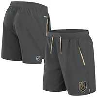 Men's Fanatics Gray Vegas Golden Knights Authentic Pro Rink Performance Shorts