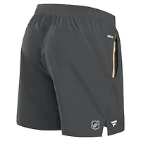 Men's Fanatics Gray Vegas Golden Knights Authentic Pro Rink Performance Shorts