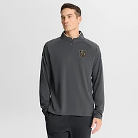 Pull d'entraînement à glissière quart de tour Authentic Pro Rink pour homme, gris, Fanatics Vegas Golden Knights