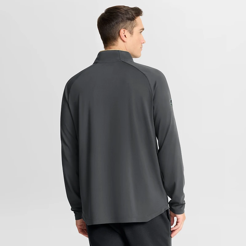 Pull d'entraînement à glissière quart de tour Authentic Pro Rink pour homme, gris, Fanatics Vegas Golden Knights