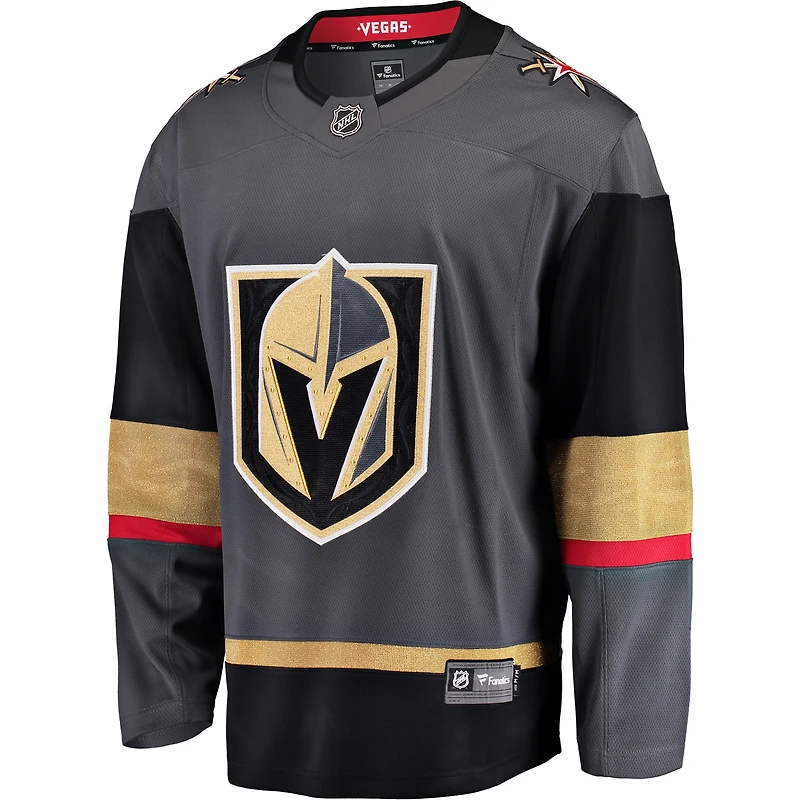 Men's Fanatics Gray Vegas Golden Knights Breakaway Alternate Jersey