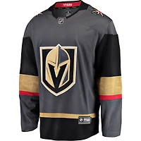 Men's Fanatics Gray Vegas Golden Knights Breakaway Alternate Jersey