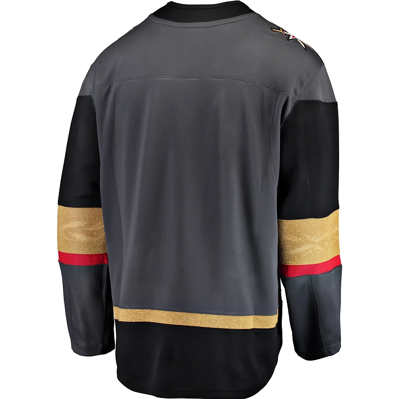 Men's Fanatics Gray Vegas Golden Knights Breakaway Alternate Jersey