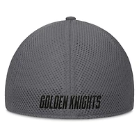 Men's Fanatics Gray Vegas Golden Knights Clincher Team Stripes Flex Hat