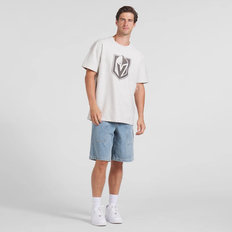 T-shirt Fanatics pour hommes gris Vegas Golden Knights fabriqué au Canada