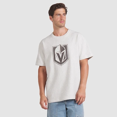 T-shirt Fanatics pour hommes gris Vegas Golden Knights fabriqué au Canada