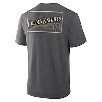 T-shirt tri-blend Fanatics Heather Charcoal Vegas Golden Knights pour homme