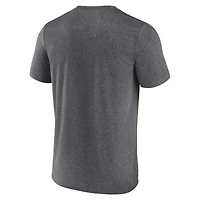 Men's Fanatics Heather Charcoal Vegas Golden Knights Prodigy - T-Shirt