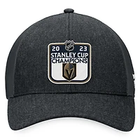 Casquette réglable pour vestiaire des champions de la Coupe Stanley 2023 de Vegas Fanatics Heather Grey Vegas Golden Knights