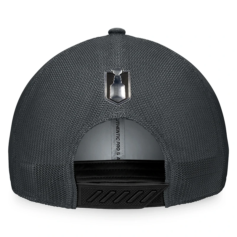 Casquette réglable pour vestiaire des champions de la Coupe Stanley 2023 de Vegas Fanatics Heather Grey Vegas Golden Knights