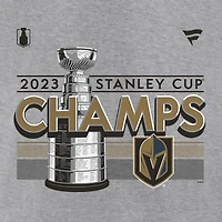 Men's Fanatics  Heather Gray Vegas Golden Knights 2023 Stanley Cup Champions Locker Room T-Shirt