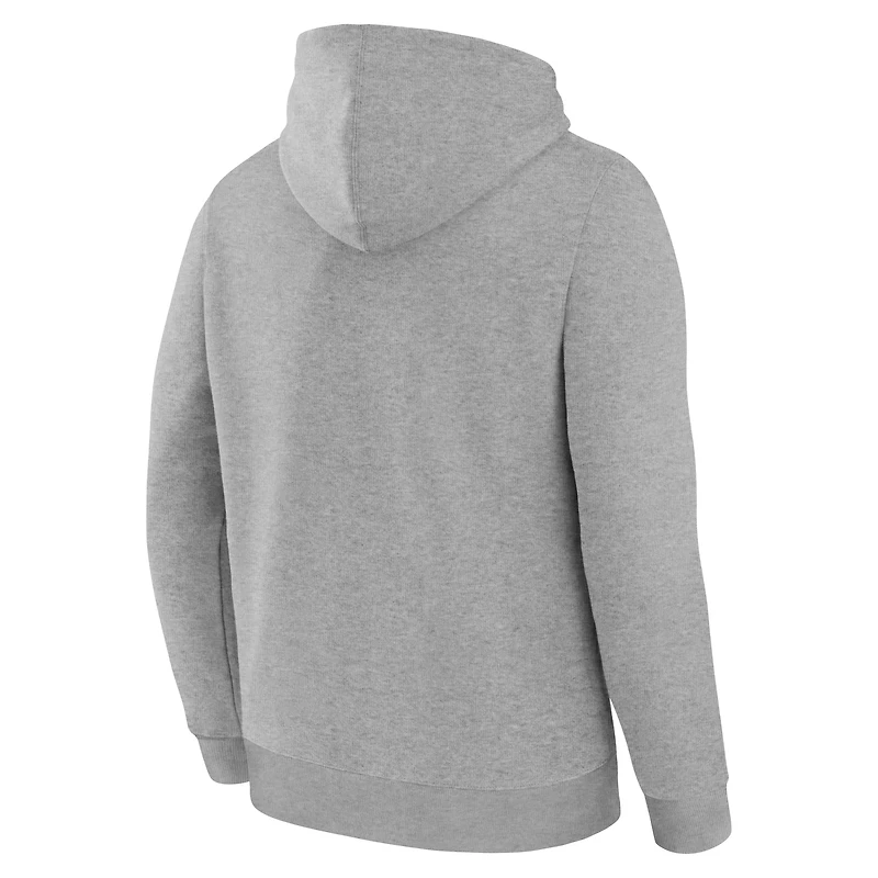 Sweat à capuche polaire domicile Vegas Golden Knights pour homme, gris chiné, de Fanatics
