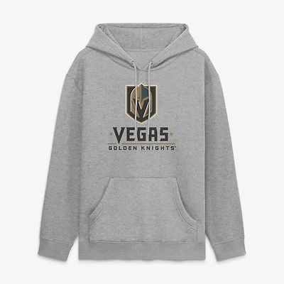 Men's Fanatics Heather Gray Vegas Golden Knights Home Fleece Hoodie