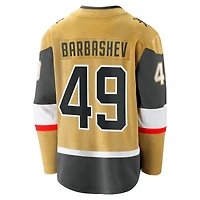 Maillot d'évasion à domicile des Golden Knights de Vegas Fanatics Ivan Barbashev pour hommes
