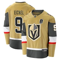 Maillot de la finale Coupe Stanley 2026 Jack Eichel Gold Vegas Golden Knights pour homme (Fanatics)