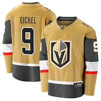 Men's Fanatics Jack Eichel Gold Vegas Golden Knights Home Breakaway Jersey