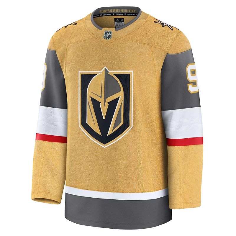 Men's Fanatics Jack Eichel Gold Vegas Golden Knights Home Premium Jersey