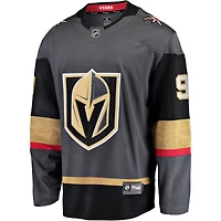 Fanatics pour hommes Jack Eichel Gris Vegas Golden Knights Maillot de joueur alternatif Breakaway