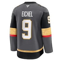 Maillot de remplacement Premium pour hommes Fanatics Jack Eichel Grey Vegas Golden Knights