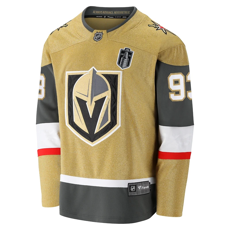 Maillot Breakaway doré Mitch Marner Vegas Golden Knights de la finale Coupe Stanley 2026 pour hommes (Fanatics)
