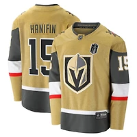 Maillot Breakaway doré Noah Hanifin Vegas Golden Knights, finale de la Coupe Stanley 2026, pour homme (Fanatics)