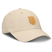 Casquette ajustable en toile pour le front office des Vegas Golden Knights de Fanatics Tan pour hommes