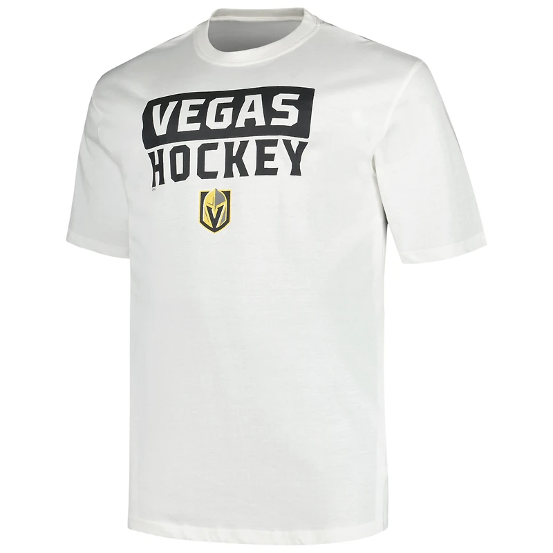 Ensemble de 2 t-shirts Fanatics Vegas Golden Knights Big & Tall pour hommes
