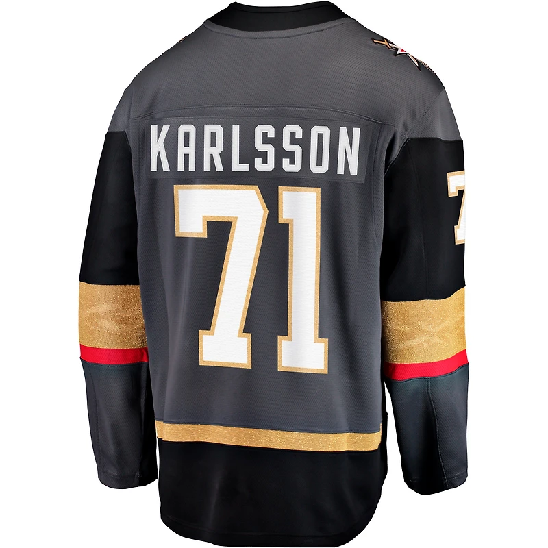 Men's Fanatics William Karlsson Gray Vegas Golden Knights Alternate Breakaway Jersey