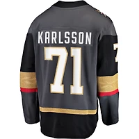 Men's Fanatics William Karlsson Gray Vegas Golden Knights Breakaway - Player Jersey
