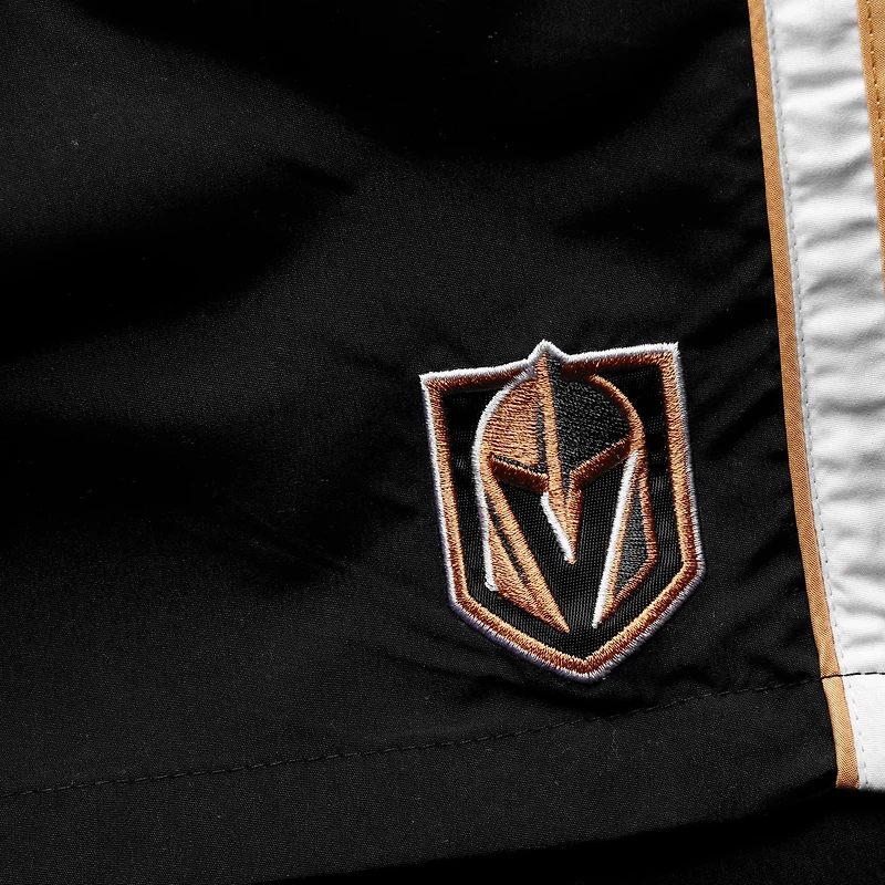 Men's G-III Sports by Carl Banks Black Vegas Golden Knights Sand Beach Swim Shorts