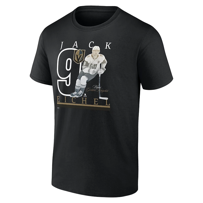 Men's Jack Eichel Black Vegas Golden Knights Player Show T-Shirt