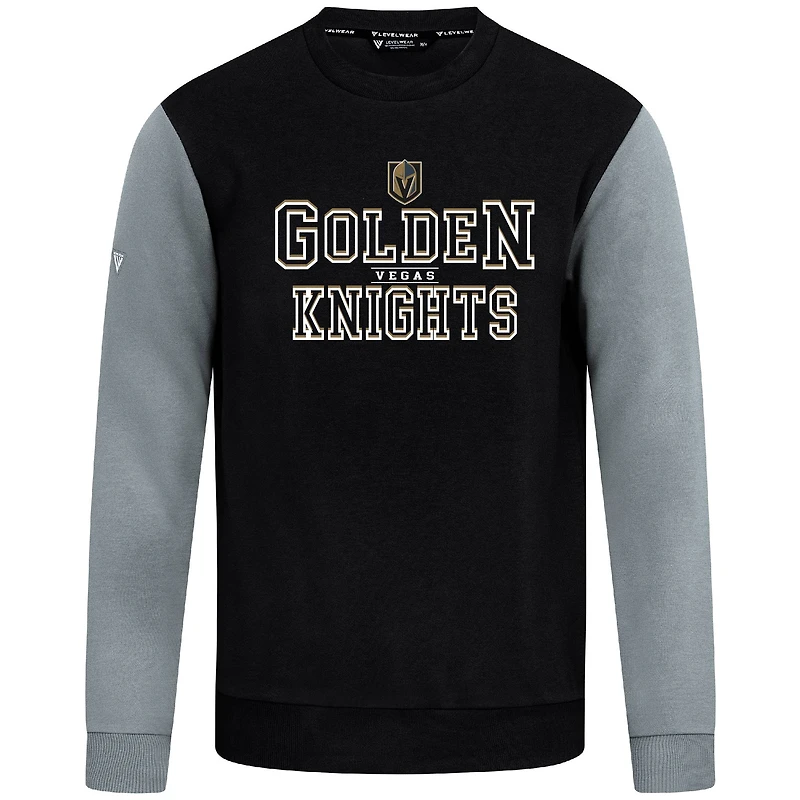 Men's Levelwear Black/Gray Vegas Golden Knights Ultimate Journey Sweatshirt
