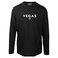 T-shirt à manches longues pour homme Levelwear Vegas Golden Knights Oscar City Capsule Black