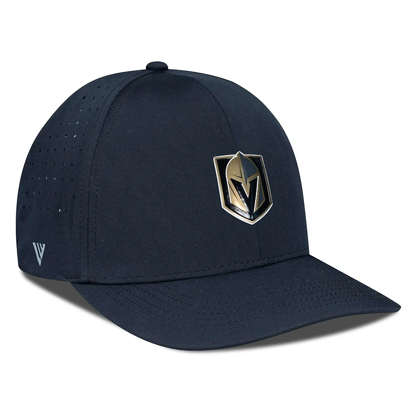Casquette Zeta Insignia Core Flex pour homme, noire, de Levelwear, Vegas Golden Knights