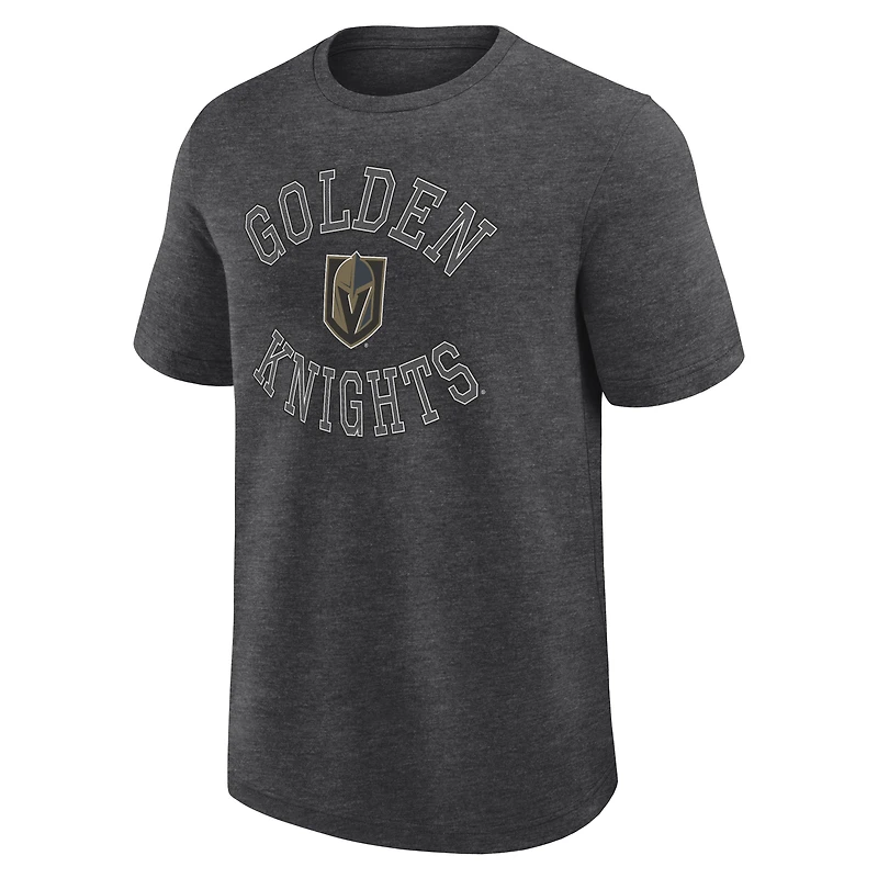 T-shirt à logo athlétique pour homme, couleur charbon chiné, Vegas Golden Knights Success