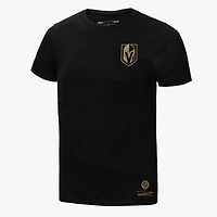 Men's Mitchell & Ness Black Vegas Golden Knights Core Penalty Box 3.0 T-Shirt