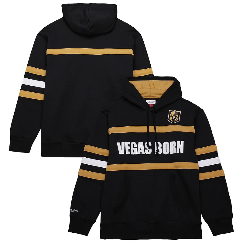 Sweat à capuche noir pour homme avec slogan de l'entraîneur-chef des Vegas Golden Knights Mitchell & Ness