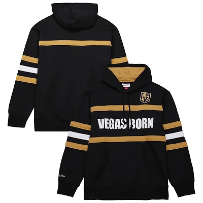 Sweat à capuche noir pour homme avec slogan de l'entraîneur-chef des Vegas Golden Knights Mitchell & Ness