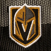 Casquette trucker ajustable Mitchell & Ness noire pour homme, modèle Vegas Golden Knights Head Coach