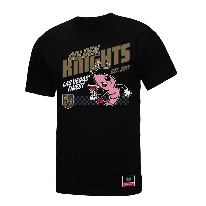 Men's Mitchell & Ness Black Vegas Golden Knights Local Food T-Shirt