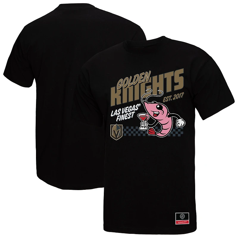 Men's Mitchell & Ness Black Vegas Golden Knights Local Food T-Shirt